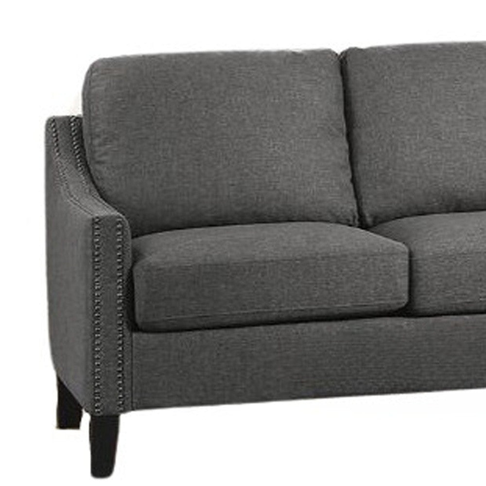 68' X 31' X 36' Brown Linen Sofa