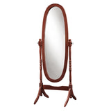 20" x 23" 59" Antique Oval Wood Frame  Mirror