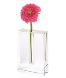 Modern Clear 6 Block Optical Crystal Vase