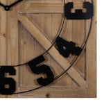 31.5 Modern Farmhouse Round on Square Wall Clock