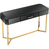 Black and Gold Console Table
