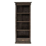 Black Wash Bookcase With One Drawer