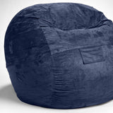 Classic Cozy Royal Blue Bean Bag Chair