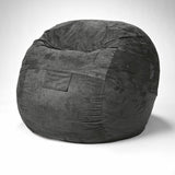 Classic Cozy Dark Gray Bean Bag Chair