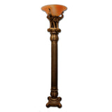 Pillar Table Lamp with Elephant Details
