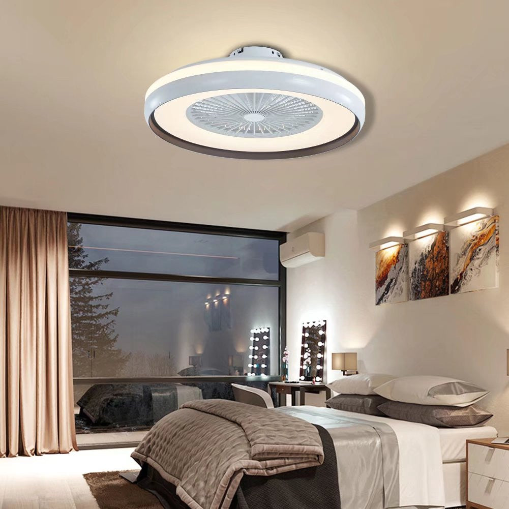 Minimalist LED Light With Ceiling Fan